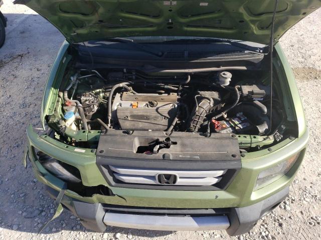 5J6YH28747L003513 - 2007 HONDA ELEMENT EX GREEN photo 11