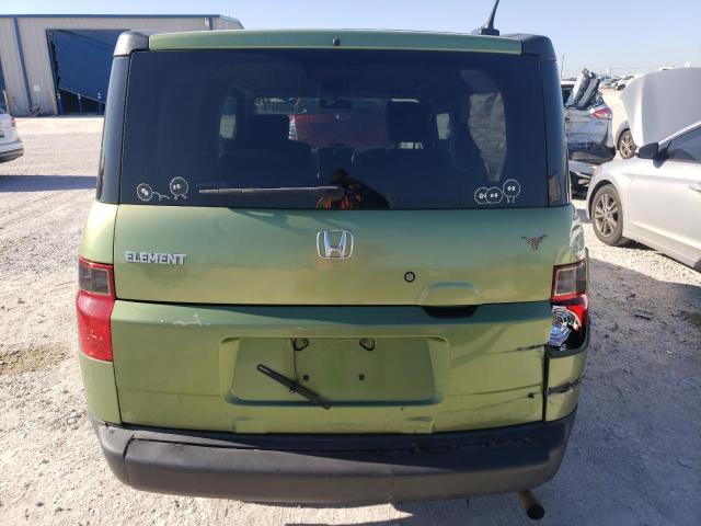 5J6YH28747L003513 - 2007 HONDA ELEMENT EX GREEN photo 6