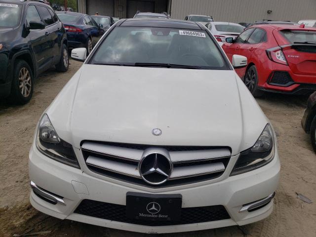 WDDGJ8JB1CF897458 - 2012 MERCEDES-BENZ C 350 4MATIC WHITE photo 5