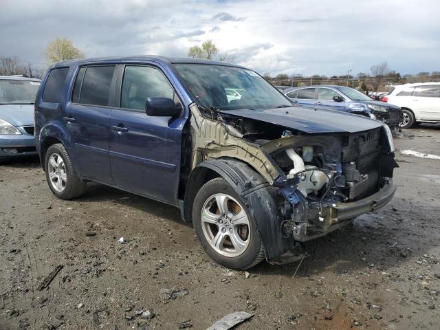 5FNYF4H40DB021793 - 2013 HONDA PILOT EX BLUE photo 4