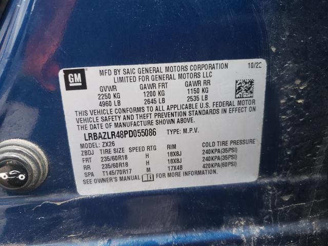 LRBAZLR48PD055086 - 2023 BUICK ENVISION PREFERRED 蓝色 照片 13