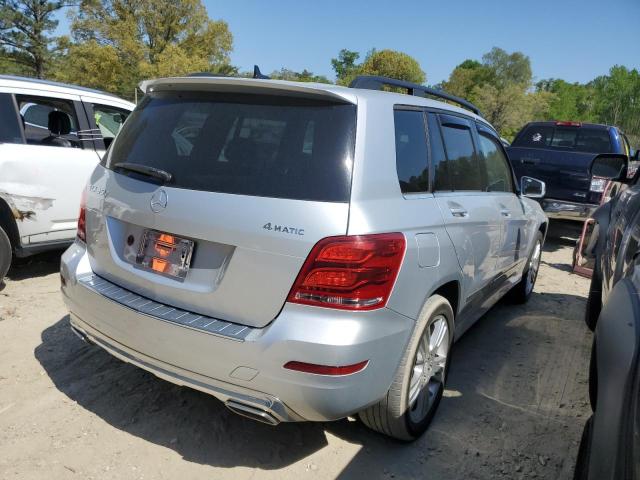 WDCGG8JB0DF949487 - 2013 MERCEDES-BENZ GLK 350 4MATIC SILVER photo 3