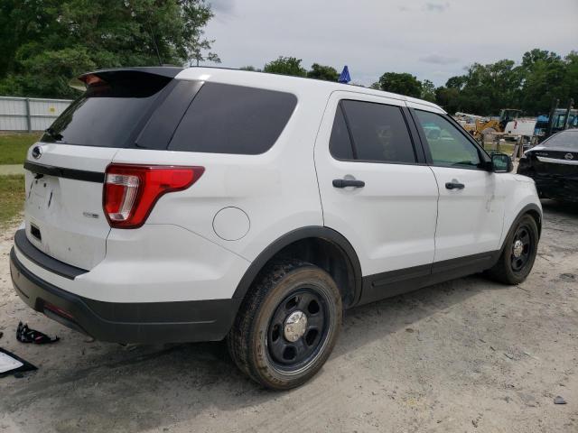 1FM5K8AR4JGC95037 - 2018 FORD EXPLORER POLICE INTERCEPTOR WHITE photo 3