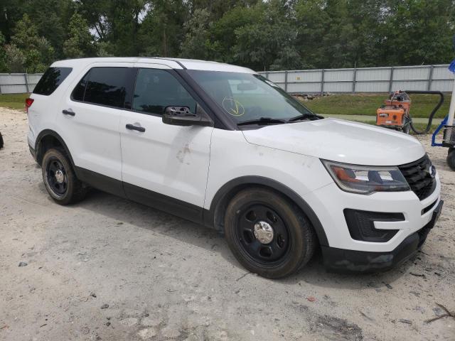 1FM5K8AR4JGC95037 - 2018 FORD EXPLORER POLICE INTERCEPTOR WHITE photo 4