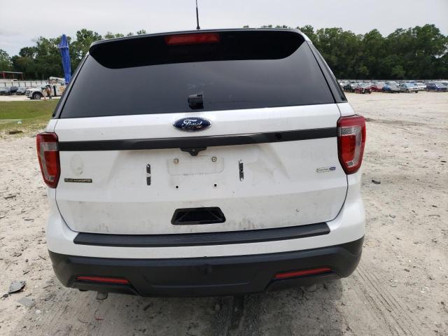 1FM5K8AR4JGC95037 - 2018 FORD EXPLORER POLICE INTERCEPTOR WHITE photo 6