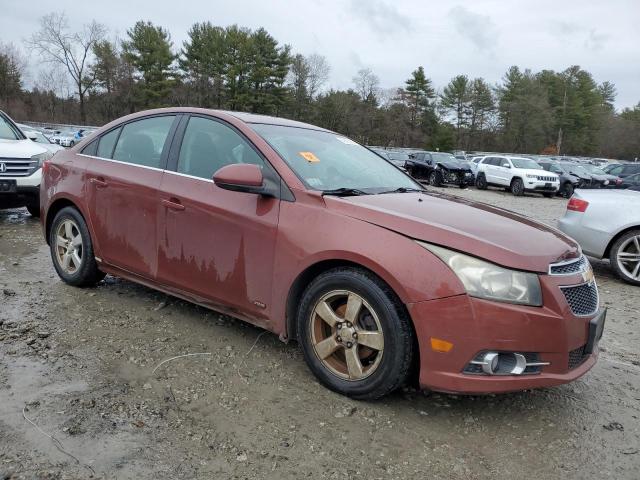 1G1PF5SC9C7183128 - 2012 CHEVROLET CRUZE LT BURGUNDY photo 4