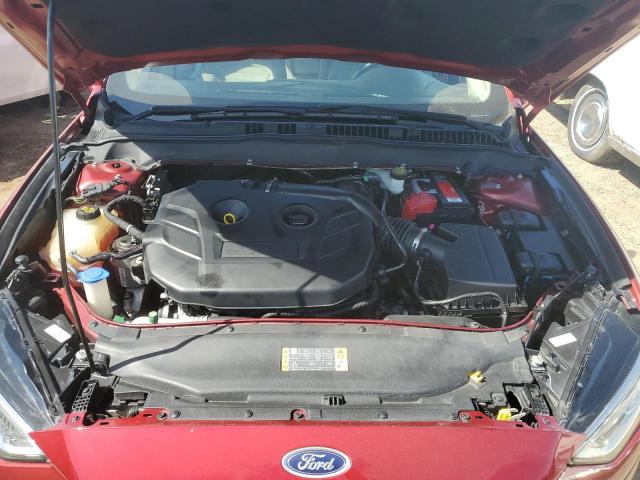 3FA6P0H90HR414163 - 2017 FORD FUSION SE RED photo 11