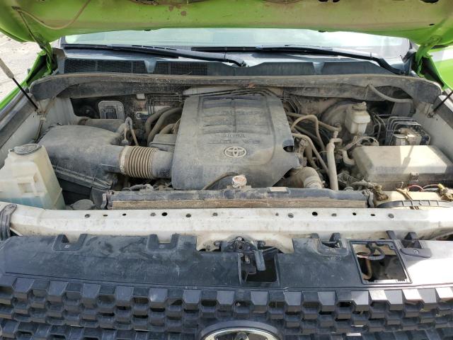 5TFRM5F17JX133906 - 2018 TOYOTA TUNDRA DOUBLE CAB SR/SR5 GREEN photo 11