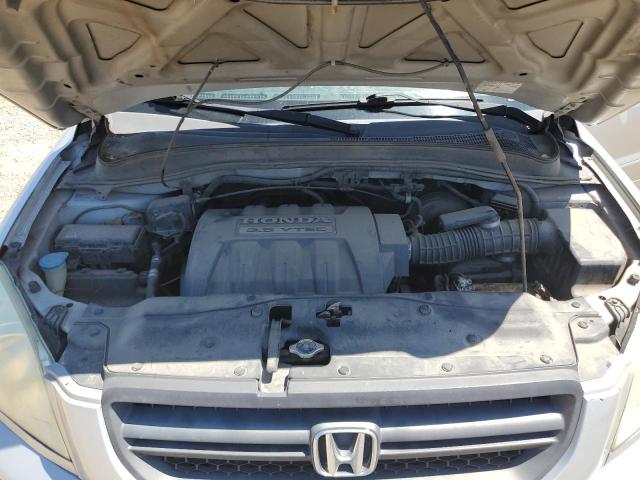 5FNYF18535B010991 - 2005 HONDA PILOT EXL SILVER photo 11