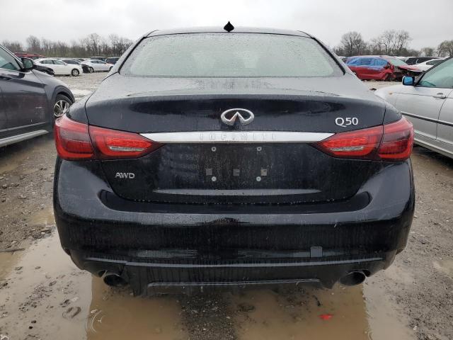 JN1EV7AR2JM445415 - 2018 INFINITI Q50 LUXE BLACK photo 6