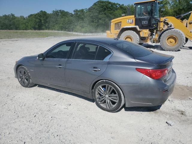 JN1AV7AR2EM703355 - 2014 INFINITI Q50 HYBRID PREMIUM CHARCOAL photo 2