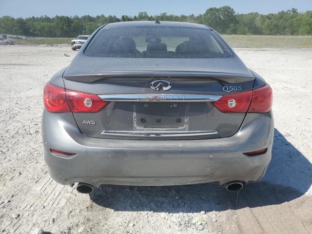 JN1AV7AR2EM703355 - 2014 INFINITI Q50 HYBRID PREMIUM CHARCOAL photo 6