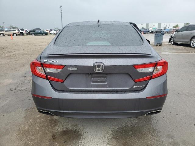 1HGCV1F32KA033196 - 2019 HONDA ACCORD SPORT GRAY photo 6