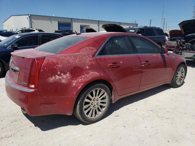 1G6DF577880151814 - 2008 CADILLAC CTS RED photo 3