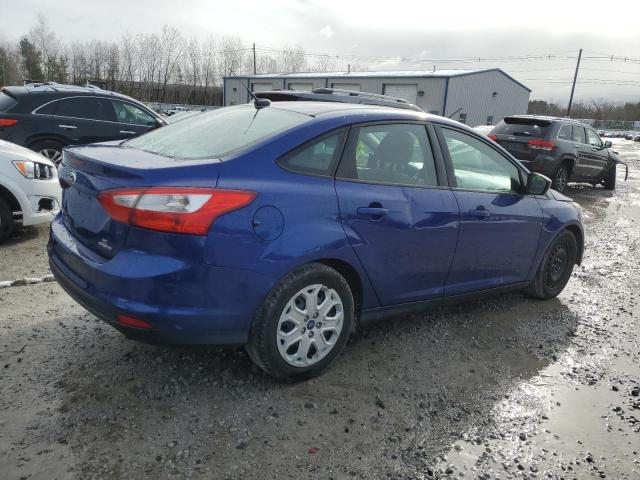 1FAHP3F25CL444251 - 2012 FORD FOCUS SE BLUE photo 3