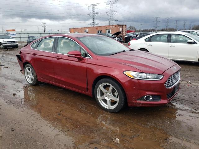 3FA6P0HD5ER168310 - 2014 FORD FUSION SE RED photo 4