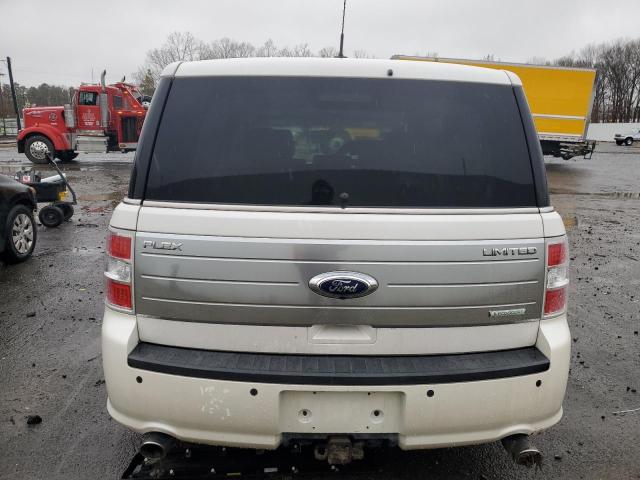 2FMHK6DT5CBD23057 - 2012 FORD FLEX LIMITED WHITE photo 6