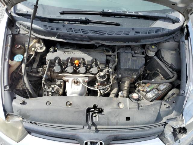 2HGFG12888H525007 - 2008 HONDA CIVIC EX SILVER photo 11