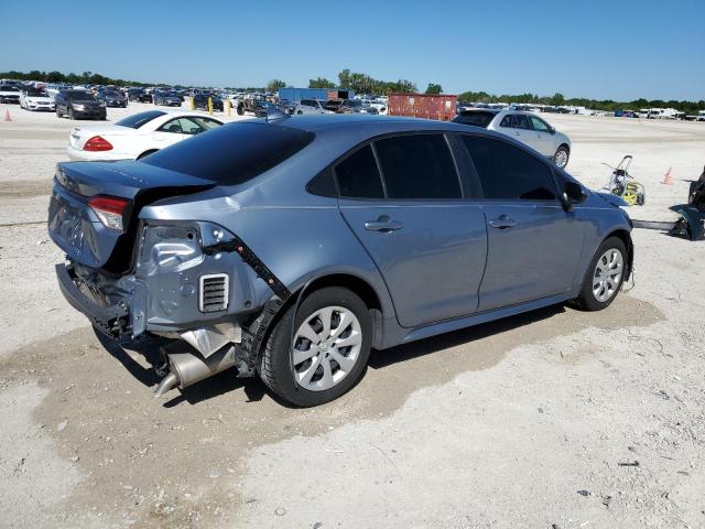 JTDEPMAE2NJ219059 - 2022 TOYOTA COROLLA LE BLUE photo 3