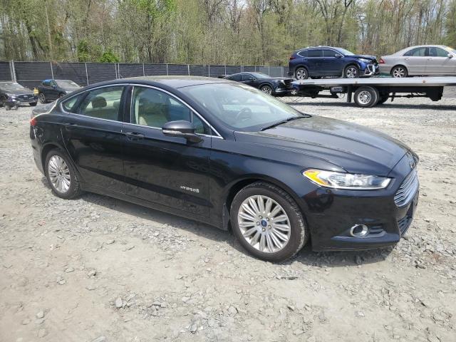 3FA6P0LU1FR190331 - 2015 FORD FUSION SE HYBRID BLACK photo 4