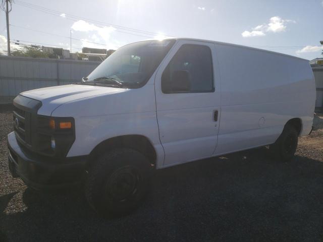 1FTNE1EW3ADA56146 - 2010 FORD ECONOLINE E150 VAN WHITE photo 1