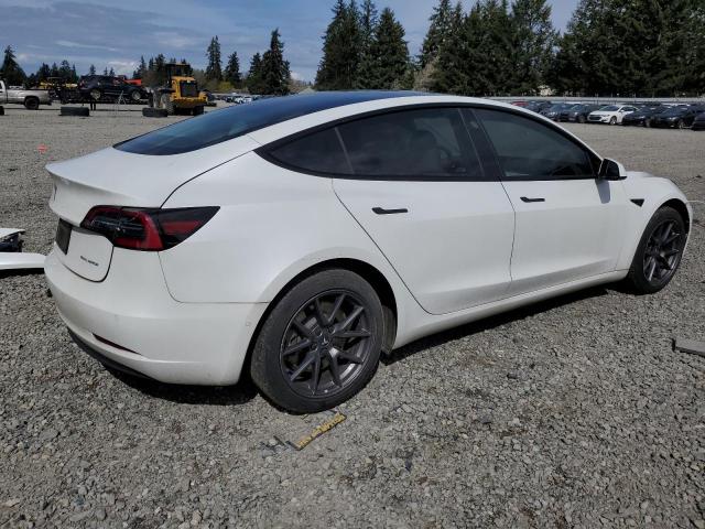 5YJ3E1EBXMF876192 - 2021 TESLA MODEL 3 WHITE photo 3