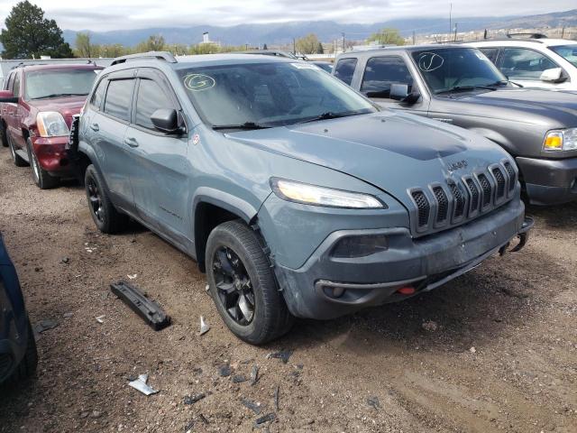 1C4PJMBS4FW504736 - 2015 JEEP CHEROKEE TRAILHAWK ნაცრისფერი ფოტო 4