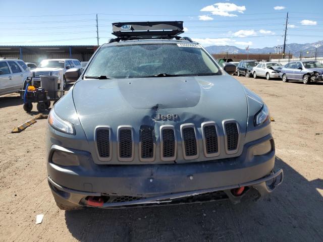 1C4PJMBS4FW504736 - 2015 JEEP CHEROKEE TRAILHAWK GRAY photo 5