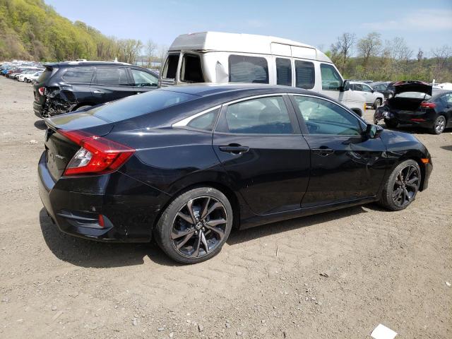 2HGFC2F81LH500616 - 2020 HONDA CIVIC SPORT 黑色 照片 3