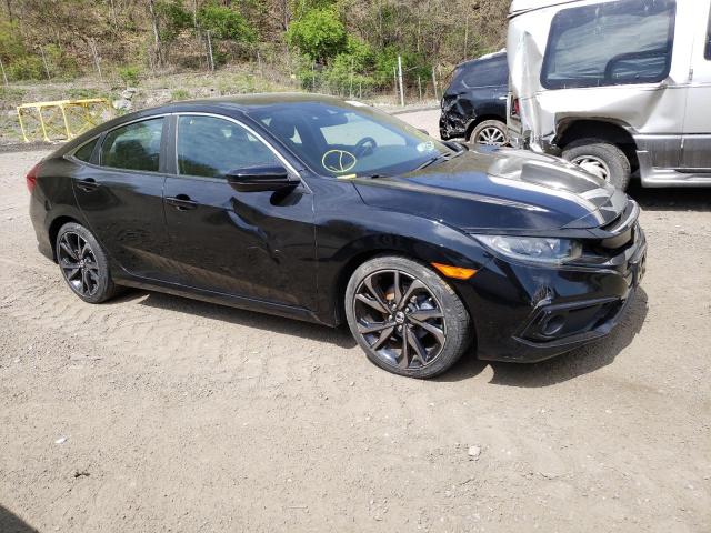 2HGFC2F81LH500616 - 2020 HONDA CIVIC SPORT 黑色 照片 4