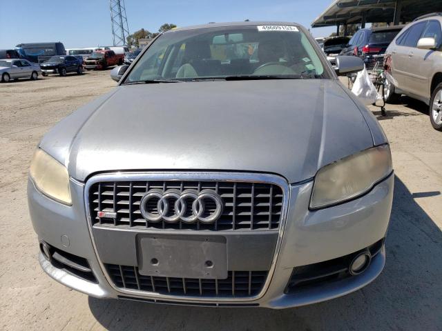 WAUDF78E48A130858 - 2008 AUDI A4 2.0T QUATTRO GRAY photo 5