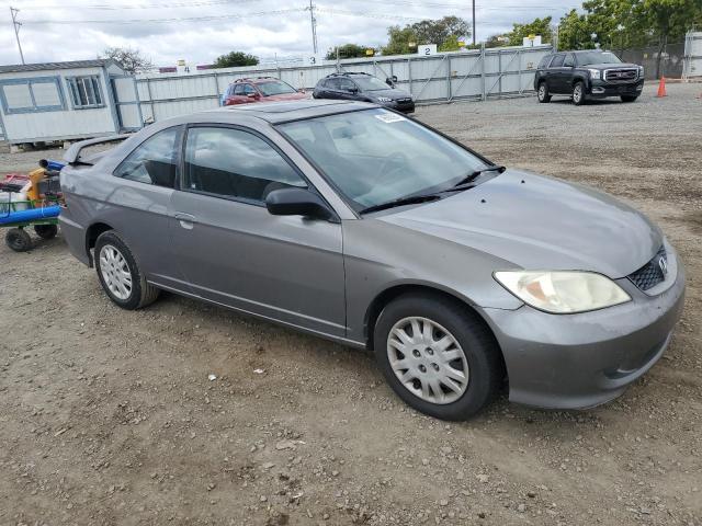 1HGEM22925L061343 - 2005 HONDA CIVIC EX GRAY photo 4