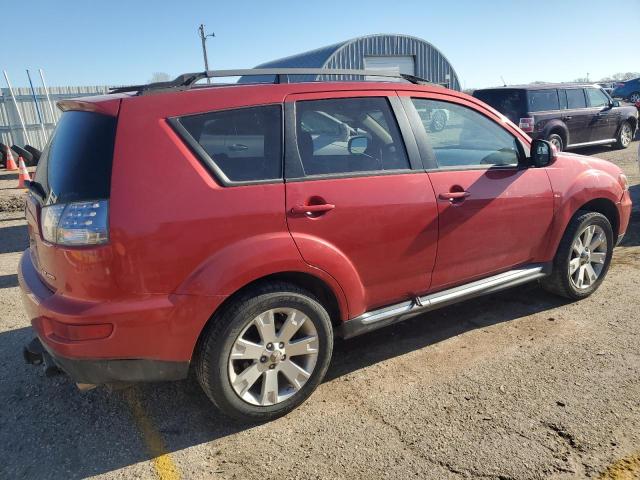 JA4JT3AW4DU020065 - 2013 MITSUBISHI OUTLANDER SE RED photo 3