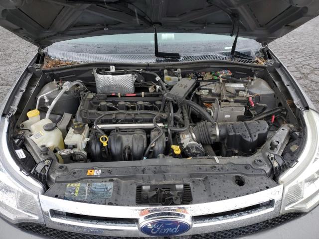 1FAHP35N89W148711 - 2009 FORD FOCUS SE GRAY photo 11