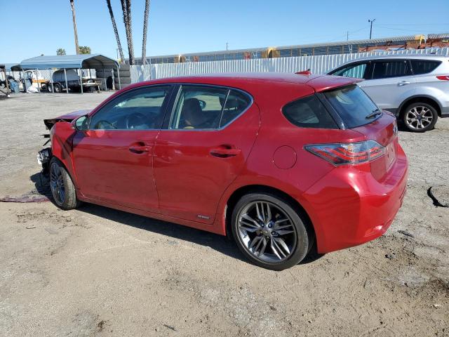 JTHKD5BH3C2086991 - 2012 LEXUS CT 200 RED photo 2