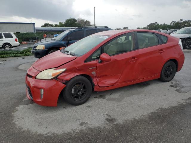 JTDKN3DU0D5627458 - 2013 TOYOTA PRIUS RED photo 1