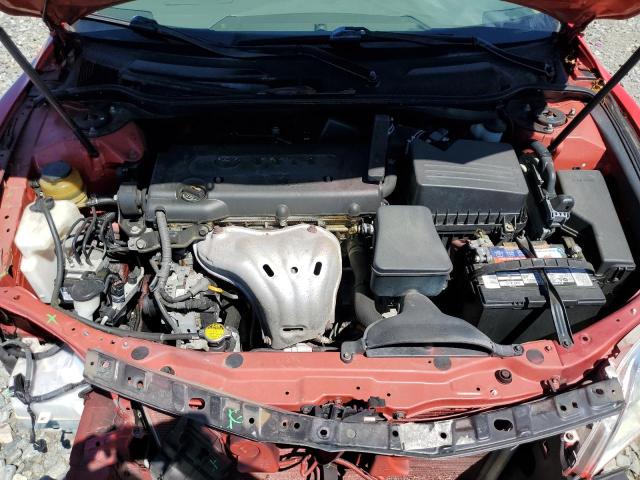 4T1BE46K47U090889 - 2007 TOYOTA CAMRY CE RED photo 11