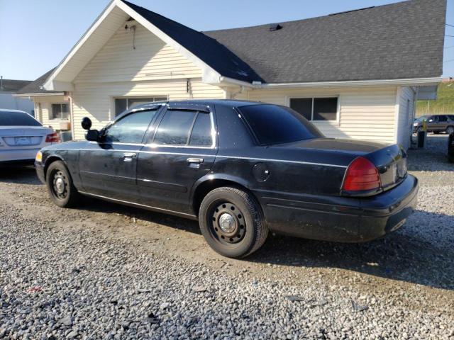 2FAHP71V38X168901 - 2008 FORD CROWN VICT POLICE INTERCEPTOR BLACK photo 2