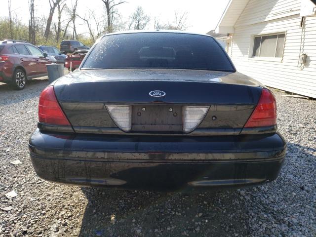 2FAHP71V38X168901 - 2008 FORD CROWN VICT POLICE INTERCEPTOR BLACK photo 6