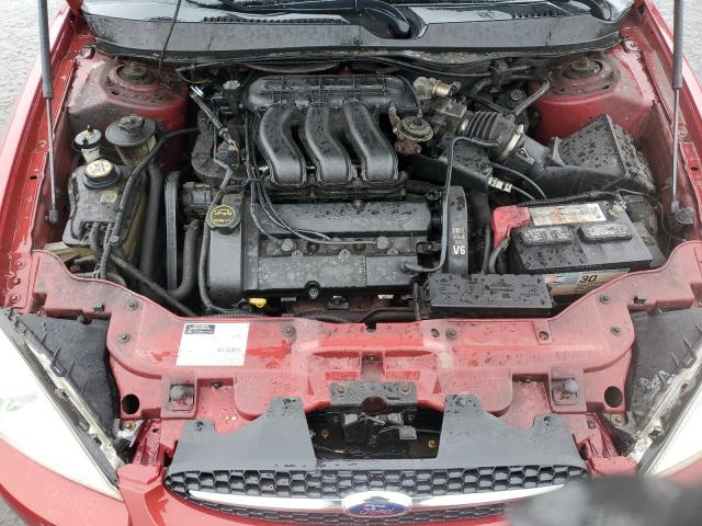 1FAHP56S62G220876 - 2002 FORD TAURUS SEL RED photo 11