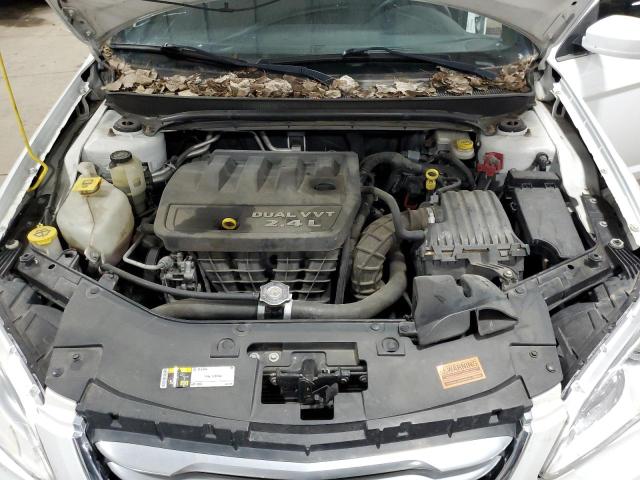 1C3CCBAB8EN124435 - 2014 CHRYSLER 200 LX WHITE photo 11