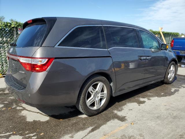 5FNRL5H92DB031658 - 2013 HONDA ODYSSEY TOURING GRAY photo 3