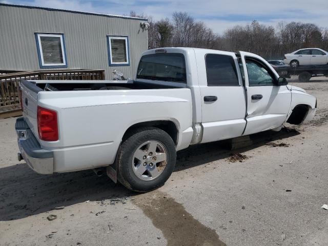 1D7HW48KX6S678935 - 2006 DODGE DAKOTA QUAD SLT WHITE photo 3