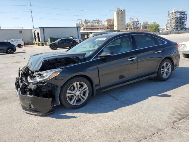 5NPE34AF8JH689474 - 2018 HYUNDAI SONATA SPORT BLACK photo 1