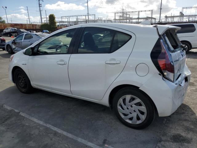 JTDKDTB3XF1097328 - 2015 TOYOTA PRIUS C WHITE photo 2