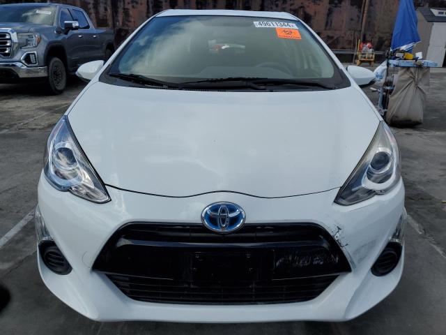 JTDKDTB3XF1097328 - 2015 TOYOTA PRIUS C WHITE photo 5