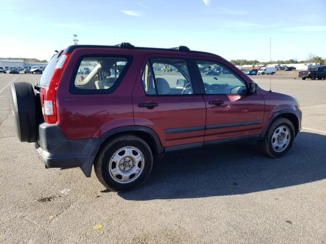 SHSRD78546U402093 - 2006 HONDA CR-V LX RED photo 3