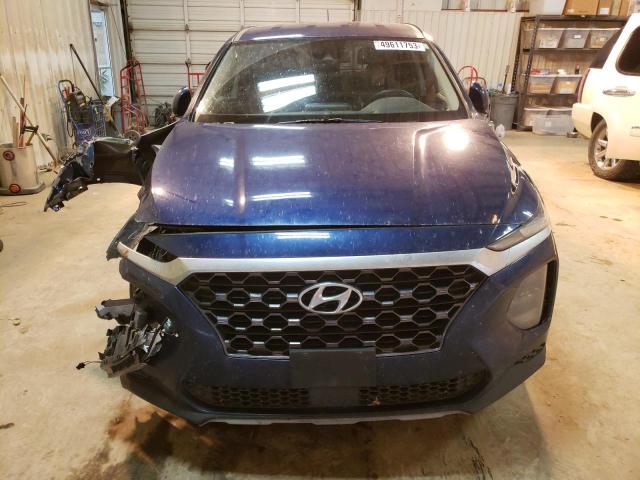 5NMS23AD1KH117059 - 2019 HYUNDAI SANTA FE SE BLUE photo 5