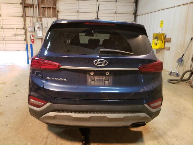 5NMS23AD1KH117059 - 2019 HYUNDAI SANTA FE SE BLUE photo 6