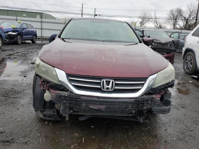 1HGCR2F38DA099488 - 2013 HONDA ACCORD LX BURGUNDY photo 5